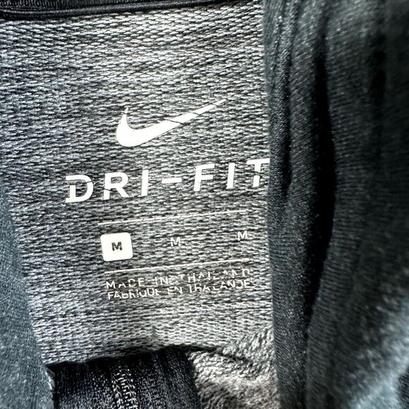 Nike Training Jacket Men's Medium Black Full Zip Hooded - Picture 3 of 8